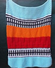 couverture bébé en laine , couleurs originales