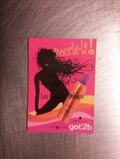 GOT2B SCHWARZKOPF BOUCLE LA pub advert  carte postale postcard 