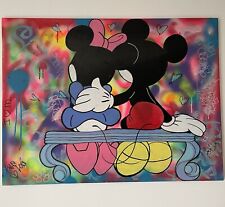 Jeannette Amsterdam Pop Art Street Art Sur Toile Sur Châssis Signé 80x60