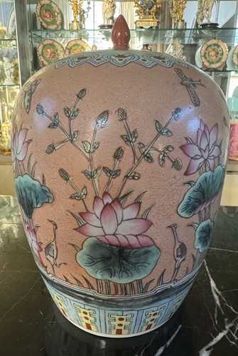 Vintage large chinoiserie rose - vintage,