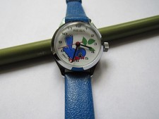 Vintage Montre Mécanique animée enfant junior - Oiseau - Marque REGA Israël