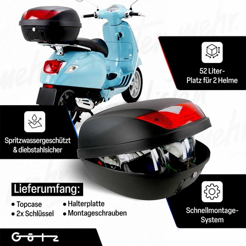 Topcase pour vespa - pour, piaggio