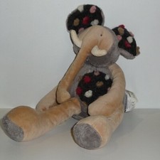 Doudou Eléphant Moulin Roty - Collection les Zazous