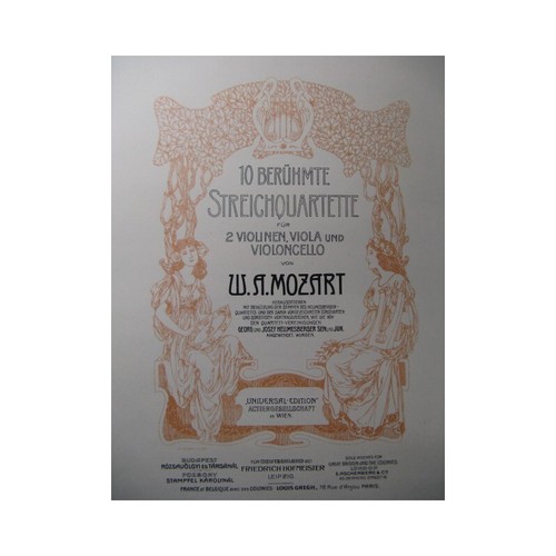 Mozart quartett 8 violon - a.,