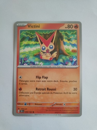 Carte pokémon victini - carte,