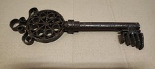 Ancienne Clef Fer Forgé Château (26 cm)