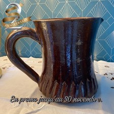 Ancienne céramique signée Suzanne Ramié, Madoura plein feu, 1950. Exceptionnelle