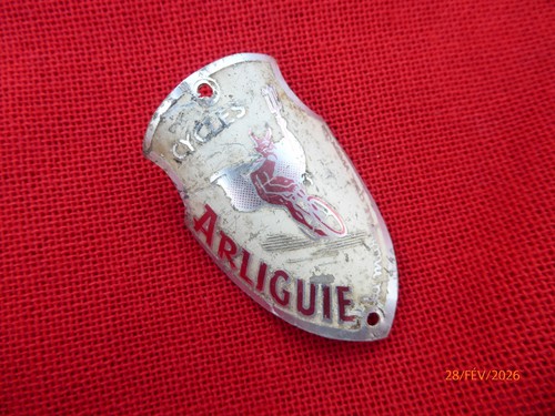 Ancienne plaque vélo - ,