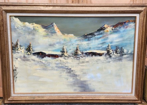 Tableau huile sur toile