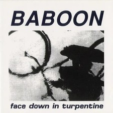 CD Baboon Face Down In