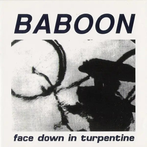 Baboon face down in - baboon,