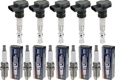 5x Nty Bobine + Beru Bougie D'Allumage pour VW Golf IV 1J1 2.8 V6 4motion 2.3 V5