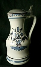 Pichet à bière en faïence