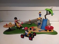 PLAYMOBIL LOT PARC ENFANTS/JEUX VACANCES BÉBÉ CITY LIFE SKATE POUSSETTE 
