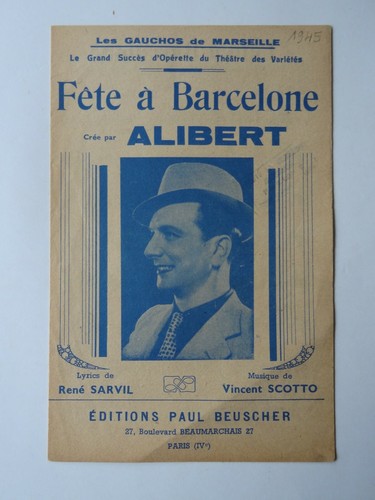Partition fete barcelone - à,