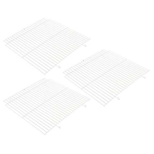3pcs durable white - iron, mesh