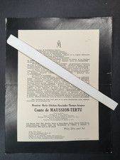 Comte de Maussion-Tertu