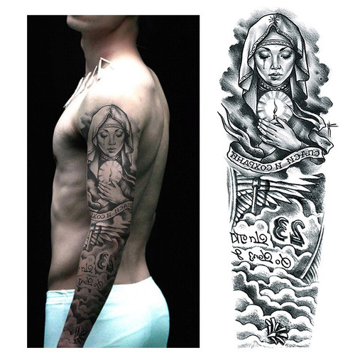 Tatouage temporaire manche - tatouage,