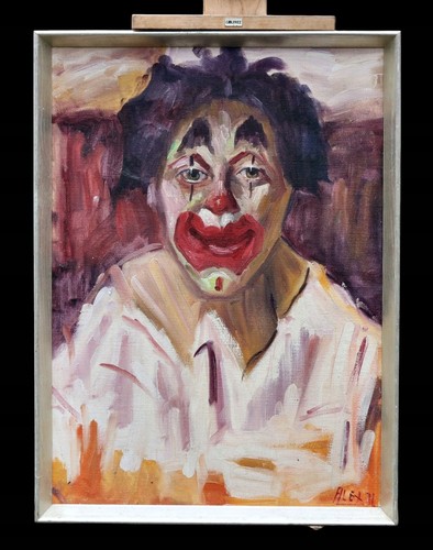 Portrait clown triste - de,