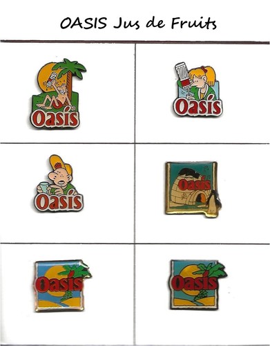 Lot pin boisson oasis - 6,