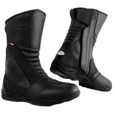 Bottes Cuir Renforcées Piste Racing Moto Motard Chaussures Touring Qualité