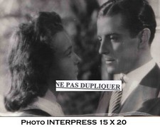 PHOTO DE PRESSE  D'ORIGINE INTERPRESS  DE MICHELINE PRESLE  & RAMON NOVARO