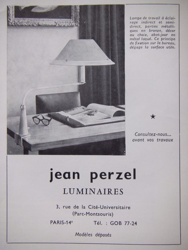 Publicité 1962 jean perzel - publicitÉ,