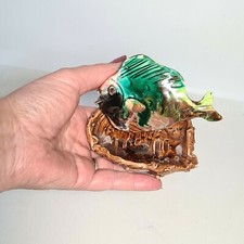 ? poisson en faience Vallauris cendrier, vide poches fait main