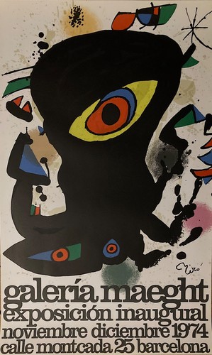 Miro joan affiche - affiche, lithographie