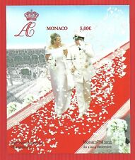 Monaco Bloc Feuillet N.D MONACOPHIL 2011 MARIAGE PRINCIER 1 N° 101a NEUF**