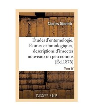 Études d'Entomologie. Faunes