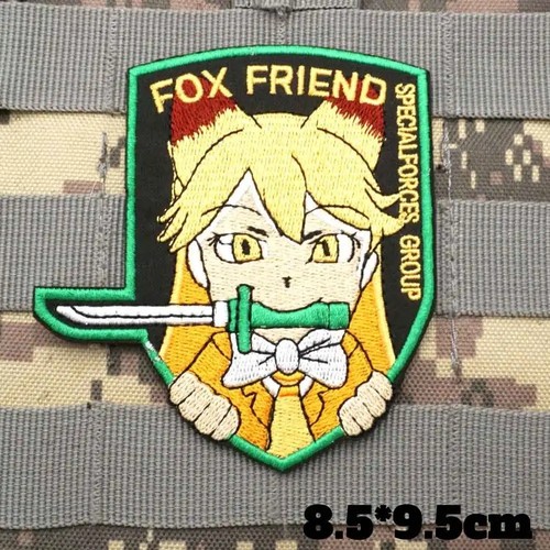 écusson brodé fox friend - Écusson,