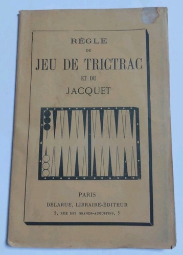 Livre règle jeu de - livre, du