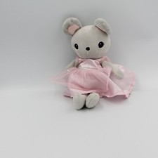 Doudou souris grise robe satin rose tutu H&M - 29243