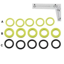 Silicone Joint Pistolet Tuyau Pi��ces Pression Rondelles Lot Avec Torique