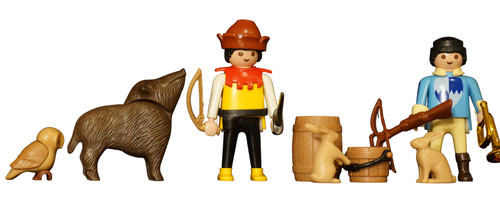 Playmobil chevalier tireur