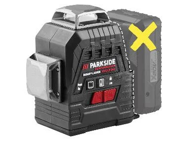Niveau laser croix sans - croix, fil