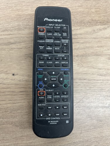 Télécommande pioneer xxd3039 - télécommande,