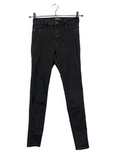 MISSGUIDED Jean Skinny Femme Noir Tall Élégant (EU 36)