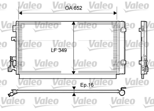 Condenseur climatisation valeo - condenseur,