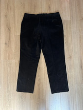 Pantalon homme en velours côtelé noir HONCELAC  taille 52 neuf