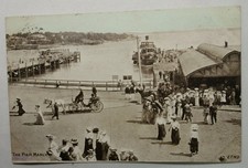(USA) Carte postale le quai Manly avec timbre taxe TIMBRE New South Wales 1906 c