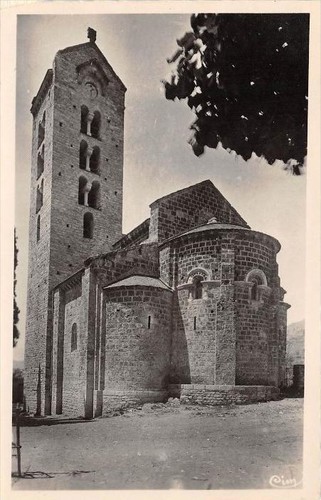 Cpa ariege eglise romane - cpa,