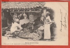 CPA -   ASIE  - CEYLAN   - SRI LANKA  -   NATIVE GROCER'S  SHOP