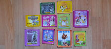 LOT DE 10 POCHETTES PANINI :GODZILLA/MULAN/DIGIMON/HELLO BARBIE/HAMTARO/CHEVAL..