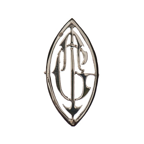Monogramme lettre argent - monogramme,