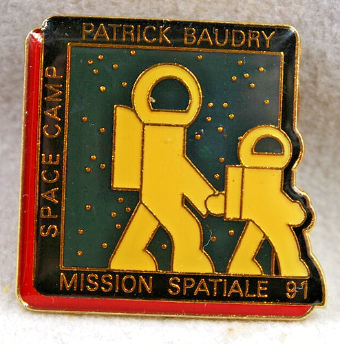 Pin space camp - pin's, patrick