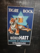 PUB CARTON BIERES HATT STRASBOURG  60X36CM