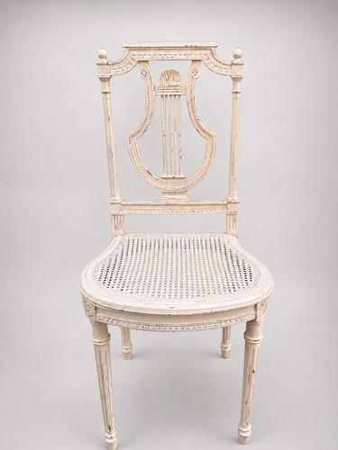 Ancienne chaise lyre style - ancienne,