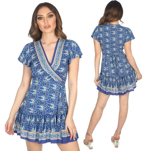 Robe mini femme imprimée - robe,